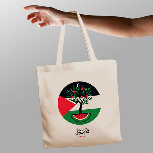 T18 Palestine circle Flag | Tote Bag