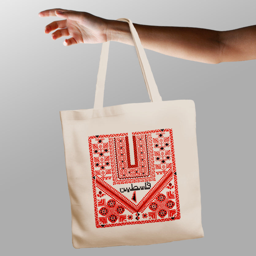 T12 Red Art Mosaic | Tote Bag